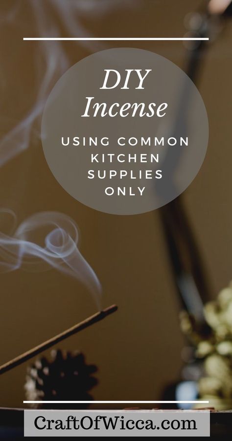 DIY Wicca: Make Incense From Kitchen Scraps - Craft of Wicca Make Your Own Incense Sticks, Diy Incense Sticks How To Make, Homemade Incense Sticks, How To Make Homemade Incense, Healing Candles Diy, Incense Recipes Diy, Incense Making Recipe, How To Books, Making Incense Sticks