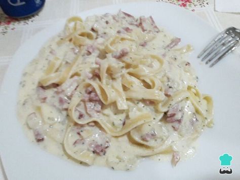 Bacon, Sour Cream, Pasta, Pasta A La Carbonara, Pasta Carbonara, Ethnic Recipes