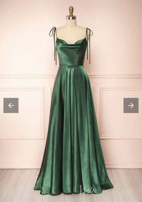 Ress Dark Green Prom Dresses Corset Top, Sage Green Ball Dresses, Silk Winter Formal Dress, Prom Dresses Not Tight, Forest Green Grad Dresses, Dark Green Elegant Dress, Green Grad Dresses, Green Silk Prom Dress, Green Grad Dress