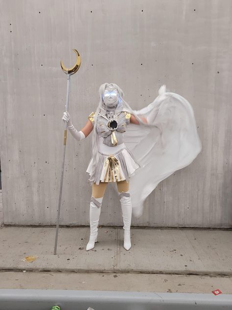 Sailor Moon Knight, Moon Knight Cosplay Diy, Moonknight Costume Female, Fnf Baddies, Moon Knight Cosplay, Knight Halloween Costume, Sailor Moon Party, Knight Cosplay, Moon Knight Costume