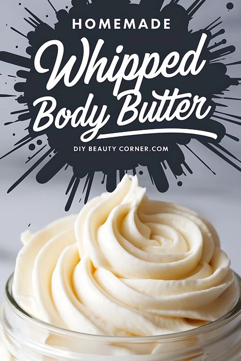 How to Make Whipped Body Butter Diy Body Butter Without Coconut Oil, Vanilla Whipped Body Butter, How Do You Make Body Butter, Whipped Olive Oil Body Butter, Vaseline Whipped Body Butter, Whipped Cocoa Butter Diy, How To Make Body Butter Diy, How To Whip Shea Butter, Diy Whipped Body Butter Recipe Non Greasy