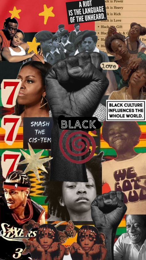 #black #melanin #blackgirl #blackness #aesthetic #blackhistorymonth #brown Black Women Ipad Wallpaper, African Wallpaper Aesthetic, Black Poet Aesthetic, Black Culture Collage, Black Community Aesthetic, Black People Wallpaper, Black 70s Aesthetic, Black Excellence Aesthetic, African American Aesthetic