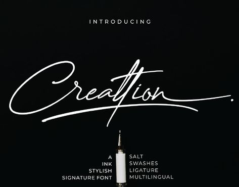 FREE | Creattion Elegant Signature Script on Behance Modern Free Fonts, Free Signature Fonts, Caligraphy Font, Best Signature, Hand Fonts, Procreate Fonts, Text Drawing, Elegant Signature, Fonts Art