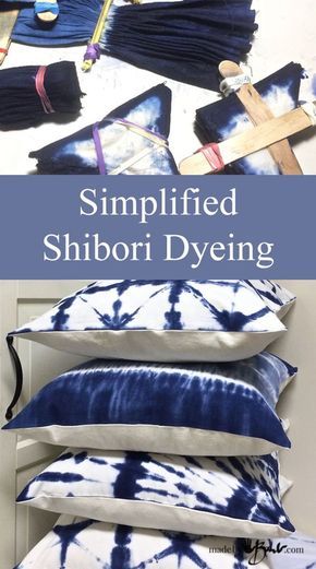 Shibori Dyeing, Shibori Diy, Tie Dye Patterns Diy, Fabric Dyeing Techniques, Diy Dye, Shibori Fabric, Shibori Techniques, Shibori Pattern, Tie Dye Crafts