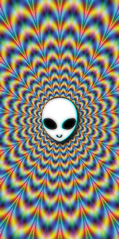 Alien Poster, Trippy Alien, Art