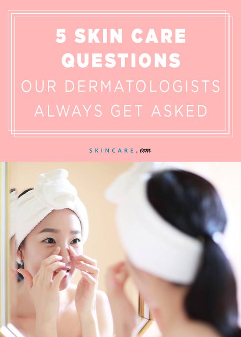 Have you ever wondered what skin care questions dermatologists are asked most frequently? We consulted a board-certified dermatologist to give us the scoop on the top 5 questions he gets asked on a regular basis, plus his expert advice on each. Questions To Ask Kids, Dermatologist Skin Care, Skincare Advice, What Questions, Skin Care Quiz, Nails Salon, What If Questions, Skin Concern, Esthetician