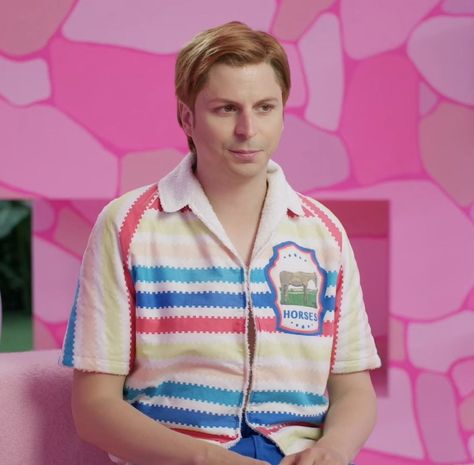 Michael Cera as Allan for Barbie Allen From Barbie, Michael Cera Pfp, Allen Barbie, Alan Barbie, Michele Cera, Allan Barbie, Barbie Pfp, Barbie Film, Barbie Land