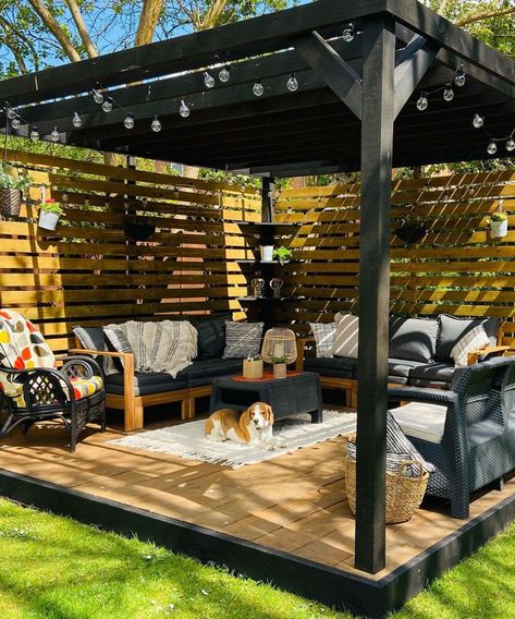 Backyard Boss, Design Per Patio, Back Garden Design, Backyard Gazebo, Backyard Renovations, Patio Garden Design, Backyard Pergola, Outdoor Gardens Design, Outdoor Decor Backyard