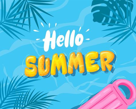 Summer Banner Design, Catalog Design Inspiration, Email Marketing Design Inspiration, Summer Fest, Summer Banner, Summer Cartoon, Time Cartoon, Beach Relax, Summer Poster