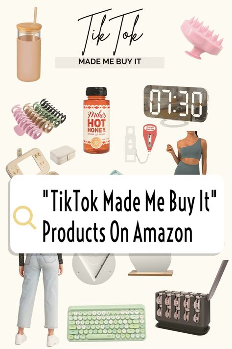 Here's all the TikTok made me buy it products trending on Amazon right now! I love all these awesome finds! Honestly- TikTok did make me buy it! Tiktok Shop Finds, Tiktok Must Haves, Tik Tok Shop, Tik Tok Made Me Buy It, Cool Amazon Products, Amazon Finds Tiktok, Tiktok Products, Tiktok Made Me Buy It, Trendy Tiktok