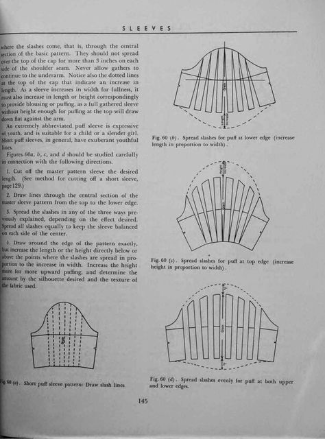 Puffy Sleeves Pattern, Puffy Sleeve Shirt, Puff Sleeve Pattern, Seam Sewing, Sewing Alterations, Blouse Pattern Sewing, Flats Patterns, Puffy Sleeves, Diy Plans