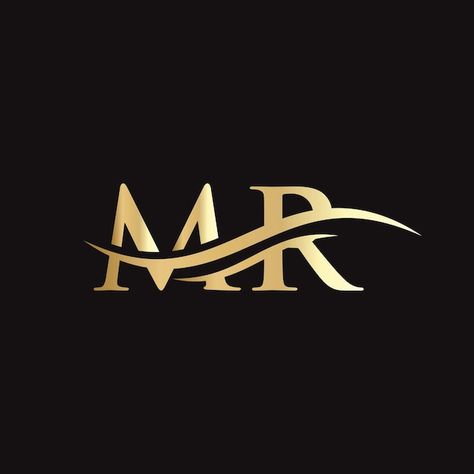 Mr logo design premium letter mr logo de... | Premium Vector #Freepik #vector #royal-logo #luxury-logo #monogram-logo #luxury-brand Mr Logo Design Letter, Mr Logo Design, Mr Logo, Sketch Images, Royal Logo, Pencil Sketch Images, Brother And Sister Love, Logo Luxury, Letter Logo Design