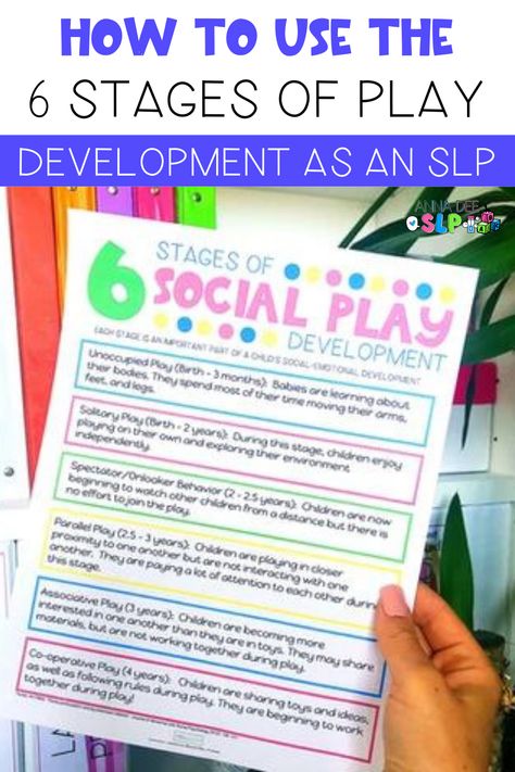 Early Intervention Activities, Stages Of Play, Speech Therapy Crafts, Preschool Speech Therapy, Speech Therapy Games, Group Counseling, Slp Ideas, Articulation Therapy, Therapy Games