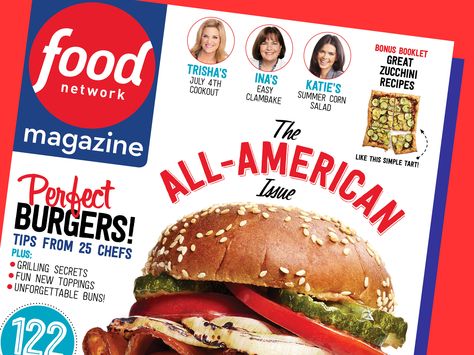 Food Network Magazine: July/August 2015 Recipe Index : Food Network - FoodNetwork.com Cookout Recipes, Food Network Chefs, Patriotic Desserts, Magazine Recipes, Clam Bake, Cookout Food, Food Network Magazine, Entertaining Ideas, Cooking Light