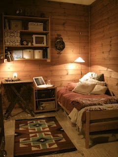 Rustic Cabin Bedroom Decor, Rustic Cabin Bedroom, Cabin Bedroom Decor, Magical Room, Log Cabin Interior, Cabin Bedroom, Cabin Interiors, Things I Want, Cabin Living