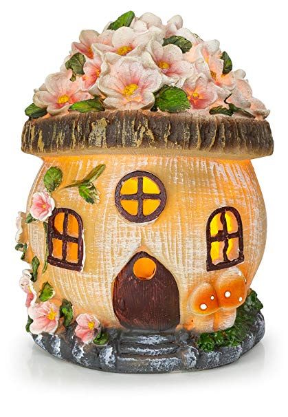 VP Home Gnome Fairy House Solar Garden Light