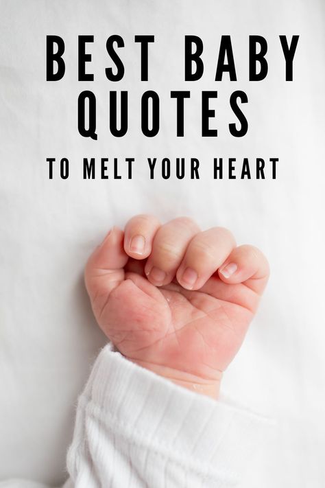 Whether you’re a parent, soon-to-be-parent, or looking for cute baby quotes to welcome a newborn baby, these sweet baby quotes will surely tug at your heartstrings and leave you with a smile. Quotes For First Time Parents, Tiny Hands Quotes Baby, Newborn Son Quotes, Can’t Wait To Meet You Baby Quotes, Quotes About Newborn, My Babies Quotes, Quotes About Having A Baby, Last Baby Quotes, First Grandchild Quotes