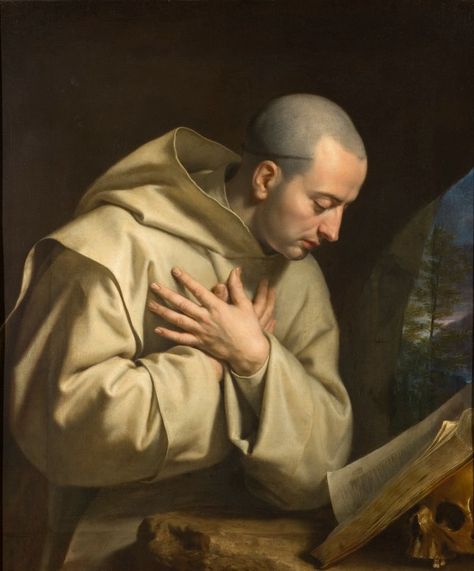 Saint Bruno (Philippe de Champaigne) - Nationalmuseum - 23737 - St Bruno - Wikidata Lilac Wine, Christian History, San Bruno, Baroque Art, Moving To Paris, Dutch Artists, Catholic Art, Chiaroscuro, French Art