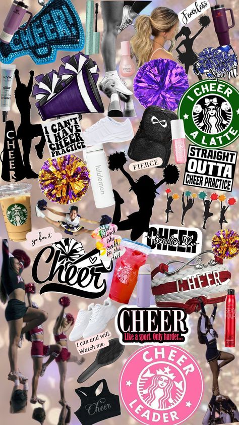 cheerleading Cheerleading Wallpapers Iphone, Cheer Pfp, Cheerleading Aesthetic, Cute Cheer Pictures, Cheer Practice, Cheer Hair, Cheer Pictures, Random Things, Cheerleading