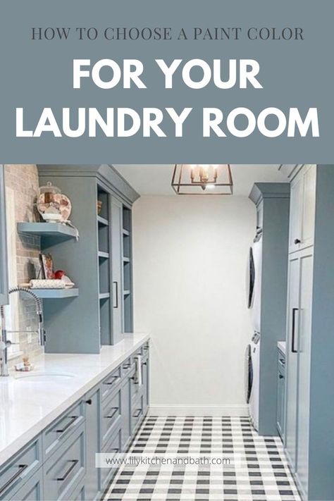 Mud Room Colors, Bright Laundry Room, Laundry Room Decor Ideas, Laundry Room Organization Ideas, Laundry Room Paint Color, Laundry Room Paint, Laundry Room Colors, Blue Laundry Rooms, Laundry Room Ideas Small Space