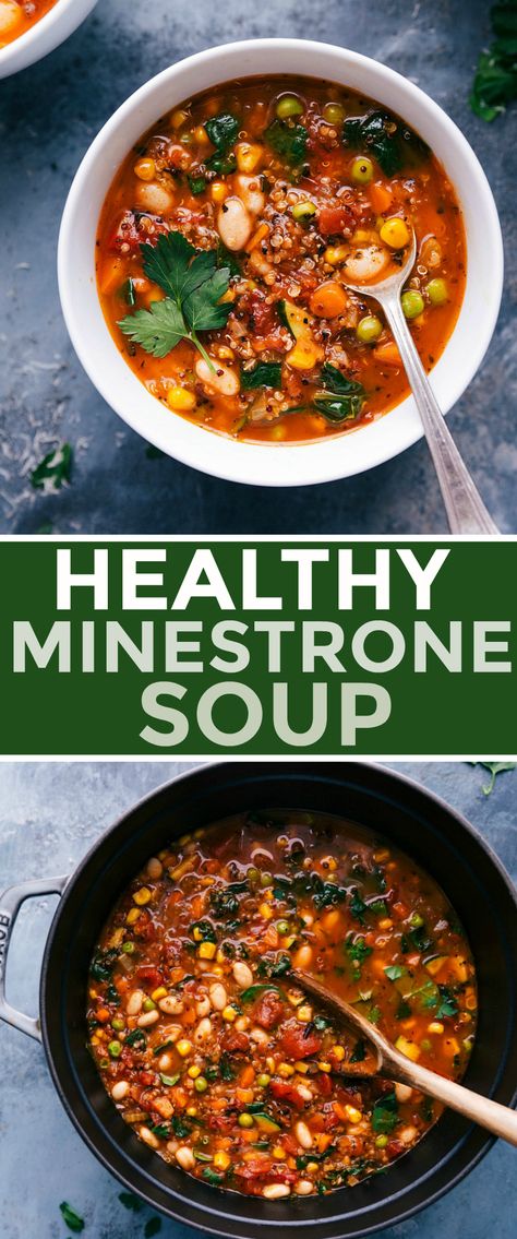 Healthy Minestrone Soup Recipe, Minestrone Soup Gluten Free, No Pasta Minestrone Soup, Minestrone Soup Recipe No Pasta, Plant Based Minestrone Soup, Paleo Minestrone Soup, Minestrone Soup Without Pasta, Healthy Minestrone Soup Clean Eating, Low Carb Minestrone Soup