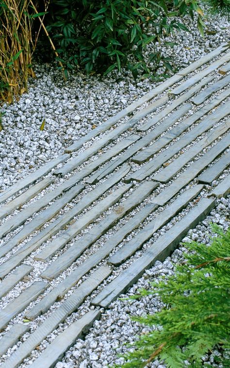 Natural Stone Pathway, Permeable Patio, Landscaping Pavers, Sidewalk Garden, Paver Path, Pavement Design, Clay Pavers, Permeable Paving, Landscape Pavers