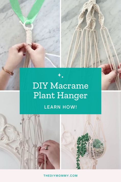 Come see how I turned a set of thrifted globe vases into some chic decor for my studio with a macrame plant hanger DIY. Small Plant Macrame Hanger, Small Macrame Pot Hanger, Macrame Small Plant Hanger Diy, Small Macrame Plant Hanger Pattern, Tiny Macrame Plant Hanger Diy, Small Macrame Plant Hanger Tutorial, Macrame Small Plant Hanger, Small Macrame Plant Hanger Diy, Macrame Plant Hanger Diy Tutorials