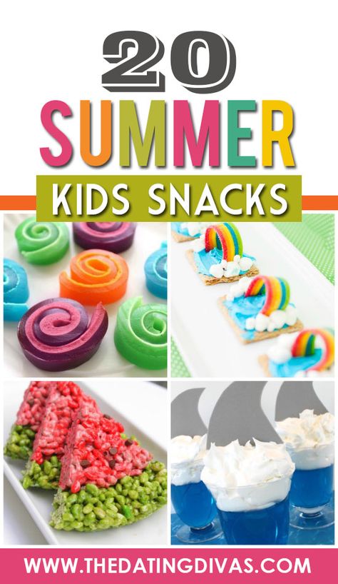 Summer Kids Snacks Summer Kids Snacks, Camping Snacks, Retro Camping, Kids Treat, The Dating Divas, Dating Divas, Summer Lunch, Festival Camping, Fun Snacks For Kids