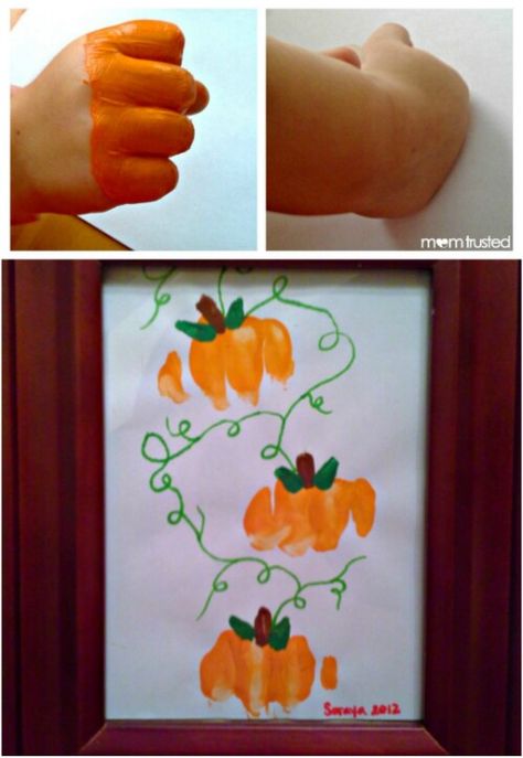 Footprint Halloween Crafts, Preschool Pumpkin, No Carve Pumpkin Decorating, Halloween Crafts For Toddlers, Crafts Halloween, Pumpkin Crafts, Halloween Photos, Creative Halloween Costumes, Easy Pumpkin