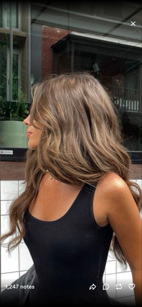 Brown Hair In Summer, Brown Hair On Natural Blondes, Trending Bronde Hair, Honey Blonde Teasy Lights, Buttery Brunette Hair, Blue Eye Brunette Hair, Summer Brown Hair Highlights, Neutral Brown Hair With Money Piece, Light Brown Hair Tanned Skin