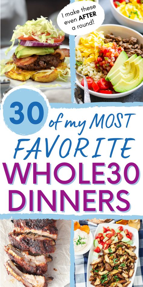 Whole30 Dinner, Whole 30 Meal Plan, Whole30 Dinner Recipes, Easy Whole 30 Recipes, Whole30 Dinners, Whole 30 Diet, Whole Food Diet, Recipe 30, Paleo Whole 30