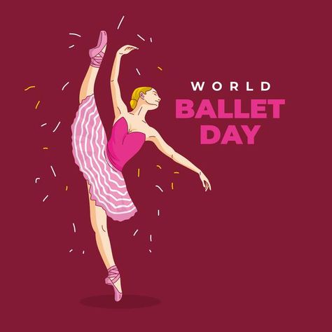 Vector ballet dancer - world ballet day ... | Premium Vector #Freepik #vector #background #banner #poster #music World Ballet Day, Poster Music, Ballet Dancer, Background Banner, Ballet Dancers, Psd Files, Vector Background, Premium Vector, Graphic Resources