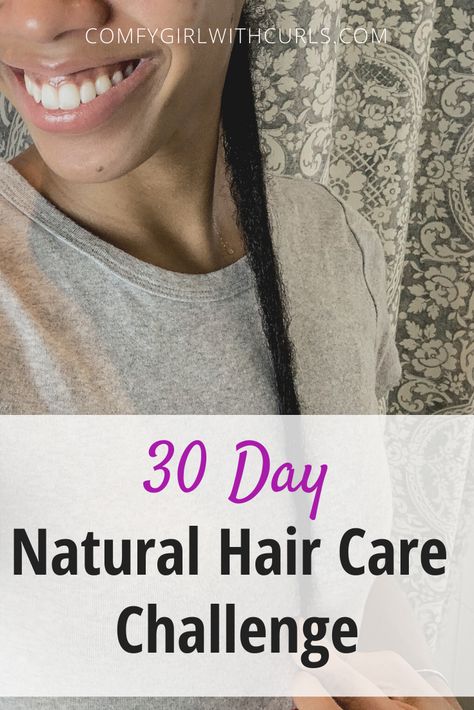 Hair Care Challenge, Natural Hair Care Routine, Hair Growth Challenge, Hair Challenge, Hair Mistakes, No Heat Hairstyles, Natural Hairstyle, Natural Hair Care Tips, Healthy Hair Care