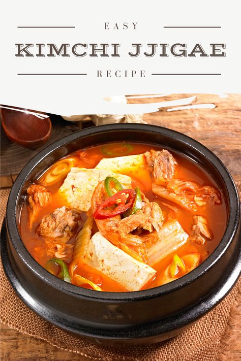 Kimchi Stew tips you need to know, plus an instant option! #koreanfood Korean Kimchi Jjigae, Slow Cooker Kimchi Stew, Chicken Kimchi Soup, Easy Kimchi Stew, Kimchi Stew Recipe Easy, Kimchi Jigae Recipe Pork, Pork Belly Stew, Kimchi Chigae Recipe, Kimchi Jiggae Korean