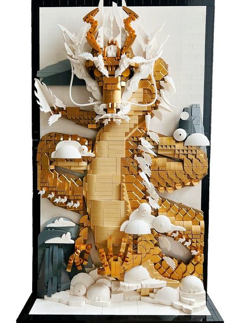 Unique Lego Sets, Crazy Lego Builds, Lego Creations Ideas, Cool Lego Builds, Cool Lego Ideas, Lego Dinosaur, Lego Houses, Dragon Painting, Lego Dragon