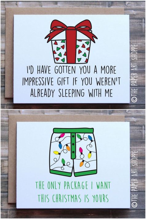 Funny Fiance Christmas Cards : http://www.confettidaydreams.com/fiance-christmas-and-holiday-cards/ Funny Christmas Cards For Boyfriend, Diy Christmas Cards Boyfriend, Christmas Card Husband, Cute Christmas Cards For Boyfriend, Christmas Cards Boyfriend, Christmas Cards For Husband, Diy Christmas Cards For Boyfriend, Funny Cards For Boyfriend, Christmas Cards For Boyfriend