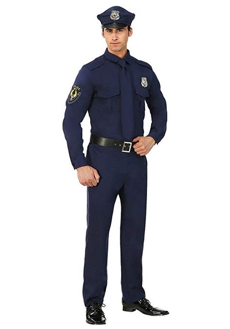 Men's Cop Costume X-Large Blue - mardi gras outfit casual costume design costume ideas makeup costumes halloween carnaval carnival st patricks day party oufit fashion outfits gift ideas fashion outfits for celebration party dress up simple buy decorations costumes for teens simple inspirations bestfriend easy creative adult carnival birthday party theme products Independence Day Labor Day trends funny trendy outfits veterans day group cool funny fun - Policeman Outfit, Policeman Costume, Police Halloween Costumes, Formal Uniform, Cop Outfit, Police Officer Costume, Police Outfit, Cop Uniform, Police Costume