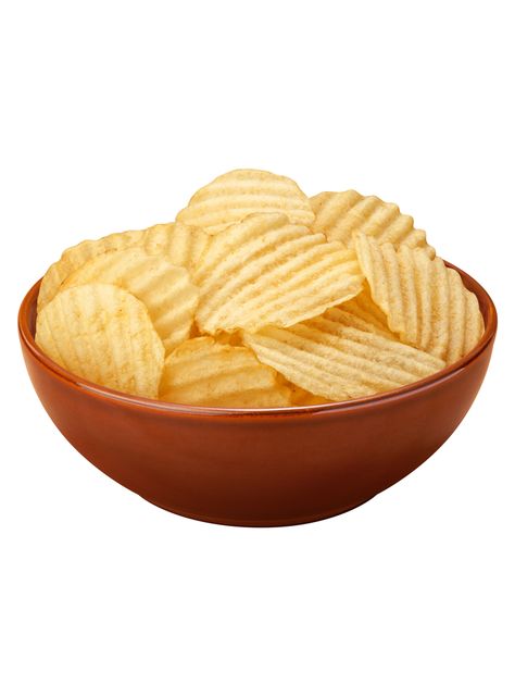 Step Up Your Snacking Game With This Microwave Potato Chip Recipe #refinery29 Microwave Potato Chips, Gallbladder Removal, Potato Chip Recipes, Salty Food, Pembuat Roti, Gluten Free Potatoes, Cheese Crisps, Food Substitutions, Food Png