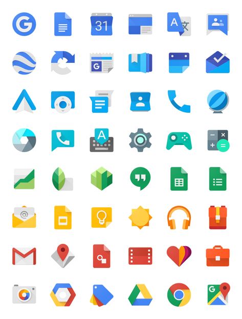 Google Material Design on Behance Google Icon, Google Material Design, Icon Design Inspiration, Flat Design Icons, Plane Design, Company Logos, Brand Icon, Flat Icons, Logo Icon