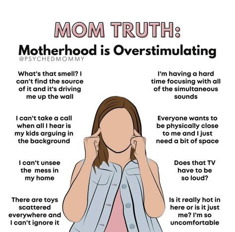 So the real question is “Why am I experiencing overstimulation?” You might even wonder “Is something wrong with me?” Here’s the deal: Our experiences are filtered through our sensory system. The way we take in and process this information varies person to person. Each of us has a different capacity or threshold. This threshold fluctuates. Repost @psychedmommy Overstimulated Mom Tips, Touched Out Mom, Oneshot Ideas, Overstimulated Mom, Something Wrong With Me, Mom Struggles, Mommy Motivation, Mental Load, Is Something Wrong