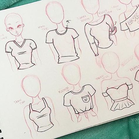 My first shirt drawing tutorial y’all!✨Not gon lie this was definitely a challenge for me since Ive never practiced clothing like that but I’m glad I did it so I can learn too! Make sure to check it out and subscribe to my channel YouTube.com/christinalorre ✨, How To Draw Clothes, Draw Clothes, Áo Blu, Drawing Eyes, Drawing Hair, Shirt Drawing, Pencil Art Drawings, Anime Drawings Tutorials, Drawing Clothes