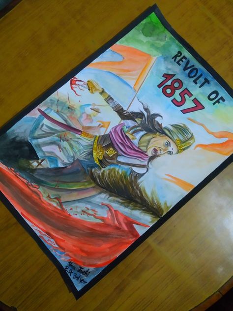 Rani Laxmibai painting Rani Lakshmi Bai Painting, Rani Laxmi Bai Paintings, Jansi Rani Lakshmi Bai Drawing, Rani Lakshmi Bai Sketch, Rani Lakshmi Bai Drawing, Rani Laxmi Bai Drawing, Independence Day Painting, Rani Laxmi Bai, Rani Lakshmi Bai