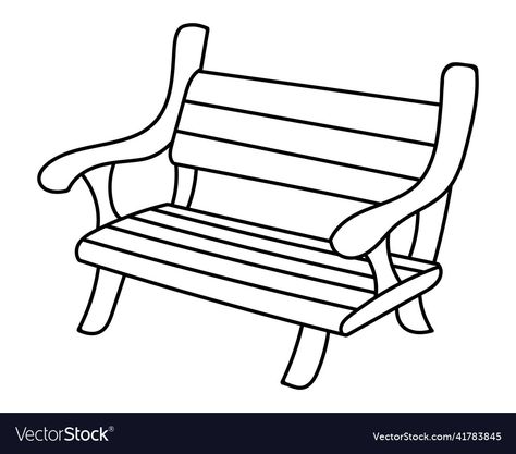 Outline Pictures, Doodle Illustration, Anime Reccomendations, Book Print, Park Bench, Transparent Png, Png Images, Coloring Books, White Background