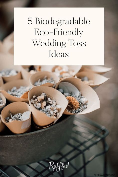 Because we love mother nature, we've rounded up 5 eco-friendly wedding exit ideas and where you can buy them including biodegradable confetti! P.S. These options will also make for beautiful wedding photos! #ruffledblog Wedding Toss Ideas, Wedding Exit Ideas, Eco Friendly Wedding Favors, Flower Toss, Eco Friendly Confetti, Swedish Wedding, Leaf Confetti, Wedding Toss, Biodegradable Confetti