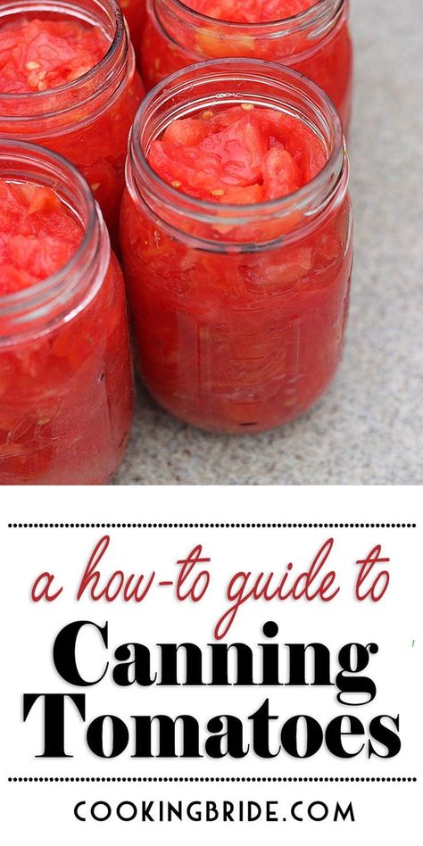 Interested in preserving tomatoes, but don't know where to start? My how-to guide will tell you everything you need to know about how to can diced tomatoes. #tomatoes #canning Canning Stewed Tomatoes, Can Tomatoes, Canning Tomatoes Recipes, Preserving Tomatoes, Homesteading Tips, Canning Whole Tomatoes, Home Canning Recipes, Canning Vegetables, Canning Food Preservation