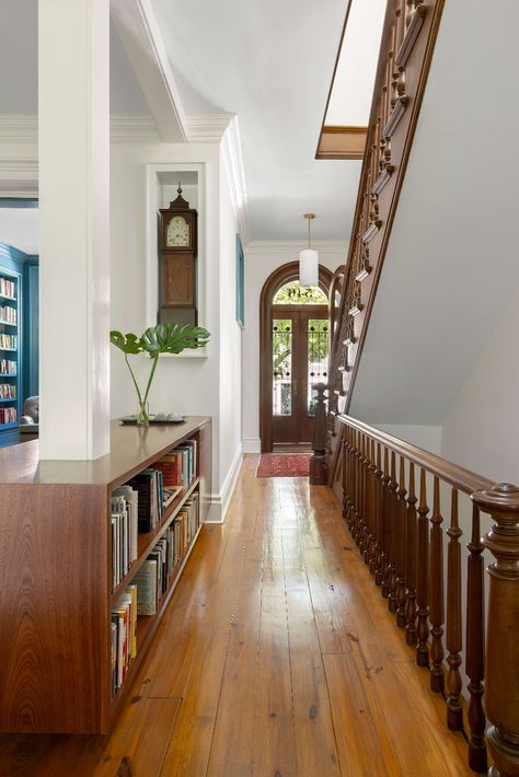 Brownstone Interiors, Nyc Brownstone, Parlor Floor, Victorian Renovation, Brooklyn Design, Whole House Fan, Apartment Entryway, Green Sink, Brooklyn Brownstone