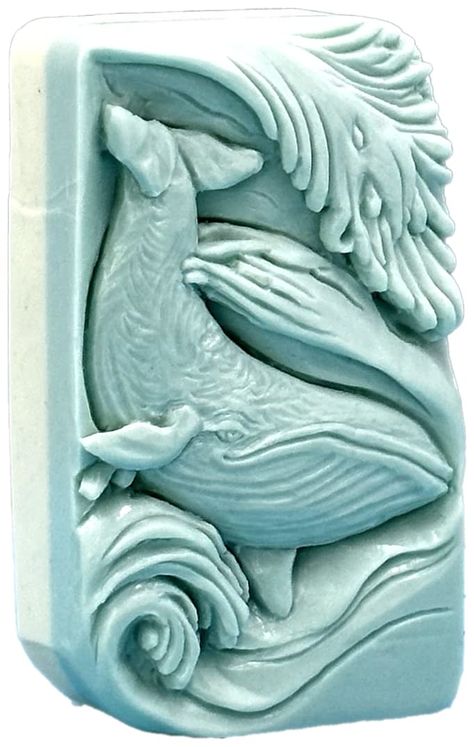 Fimo, Soap Art Carving, Soap Carving Design, Perla Soap Sculpture Easy, Soap Carving Design Easy, Perla Soap Sculpture, Soap Carving Ideas Easy, Soap Carving Ideas, Whale Pottery