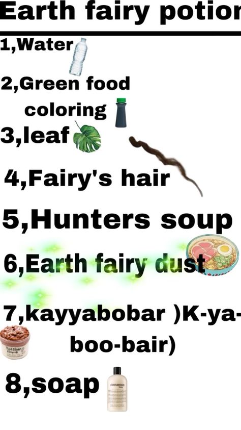 Fairy Potion Recipes, Fairy Roleplay, Fae Magick, Fairy Potion, Fairy Spells, Herbal Witch, Fairy Pin, Earth Fairy, Potions Recipes