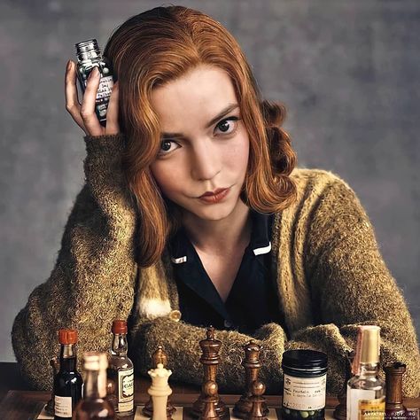 The Queen's Gambit 👩‍🦰 on Instagram: ““Elizabeth Harmon, if i ever play chess with you i'm pretty sure i'll lose, not only because you are the best at it but because i won't be…” Anya Joy, Charlie Heaton, Thea Queen, The Queen's Gambit, Vampire Academy, Anya Taylor Joy, Chess Game, British Actresses, Emma Stone