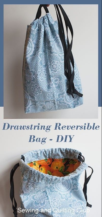 reversible drawstring bag Reversible Drawstring Bag Diy, Easy Lined Drawstring Bag Tutorial, How To Make A Lined Drawstring Bag, Reversible Drawstring Bag Tutorial, Reversible Drawstring Bag, Simple Drawstring Bag Pattern, Lined Drawstring Bag Tutorial, Diy Drawstring Bag, Diy Crossbody Bag